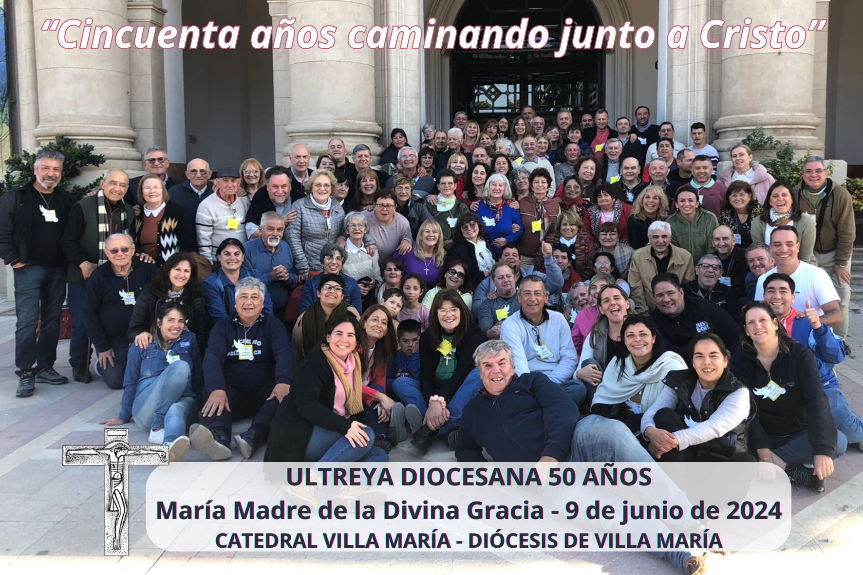 Celebración de la Ultreya Diocesana “María Madre de la Divina Gracia” en el marco del 50º Aniversario del MCC en la diócesis de Villa María.