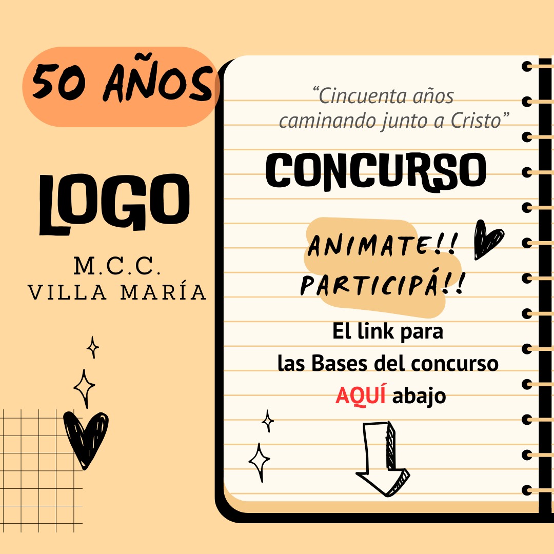 ¡Participa en el Concurso para el Logotipo de los 50 Años del Movimiento Cursillos de Cristiandad!